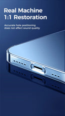 Phone Clear Case For iPhone 14 13 12 Pro Max PC+TPU Full Lens Protection Back Soft Transparent Cover