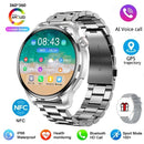 For Android 2024 New SmartWatch Men GPS Track Heart Rate Waterproof Smartwatch